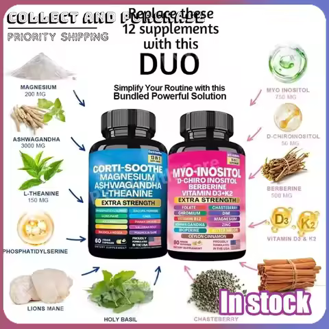 Arginine Neuroamine Capsules Myo-Inositol and Magnesium Multivitamin Combo with Vitamin D3 K2 Zinc C