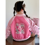 Spring and autumn baseballJacket for girls, new fall jacket for children