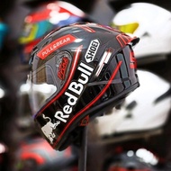 Mũ Bảo Hiểm Full Face 2 Kính Royal M266 Tem REDBULL - Chất Lượng Cao - Helmet