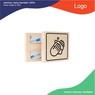 Hand wash sign system - wash hand signage - wall sign - hand wash sign