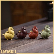 [Lovoski1] Purple Clay Tea Horse Figurine, Pretty Little Horse Figurine, Miniature Horse Figurine fo