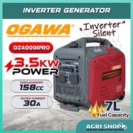 Agrishop OGAWA DZ4000iPro Inverter Silent Generator 3.5kW | 157cc | Recoil Start | Single Phase