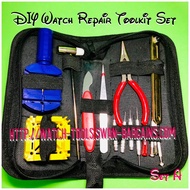 Watch Repair Tools - Watch Battery Changing Bracelets Resizing Tool Kit In Zip Storage Carry Pouch