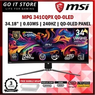 MSI MPG 341CQPX QD-OLED (34", UWQHD, 0.03ms, 240Hz, QD-OLED) Curved OLED Gaming Monitor