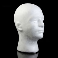 nampodh Male Mannequin Head Foam Wig Stand Manikin Head Wig Cap Holder for Store Salon Home
