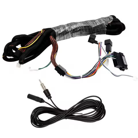 BE6M Long Radio & Power Extension Wiring Harness For Mercedes Benz E-class W211 E200 E220 E300 E350