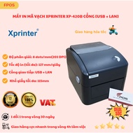 XPRINTER XP-420B BARCODE PRINTER PORT [USB + LAN]