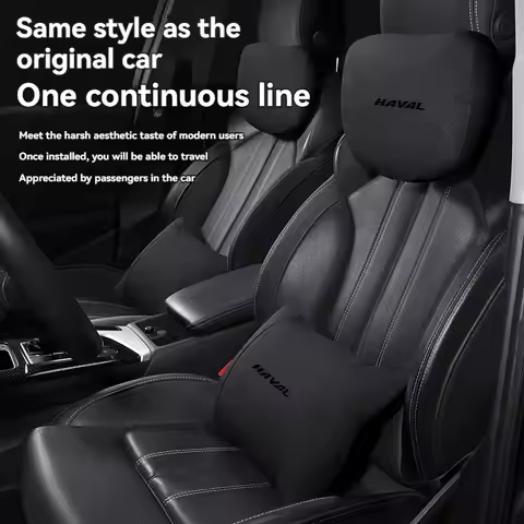 Car Neck Pillow Seat Headrest Lumbar Support Pillow Spine Protect For Haval f7 h6 f7x h2 h3 h5 h7 h8