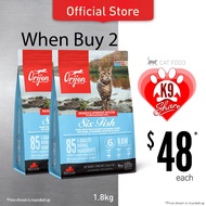 K9SHARE ORIJEN Freeze-Dried Infused Six Fish Cat Food