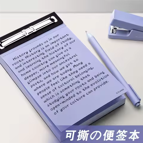Peelable Memo Notepad Cute Ins Style Sticky Notes Office School Supplies Planner Journal Paper No Gl