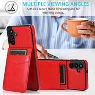 For Samsung Galaxy A10 A10S A20 A20S A30 A40 A50 A50S A70 A70S A90 5G M10 M10s Phone Case Flip Leath