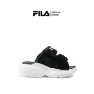 FILA รองเท้าแตะผู้หญิง Fuzzy รุ่น SDA231002W - BLACK