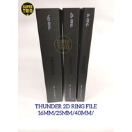 A4 THUNDER 2D RING FILE 16MM/25MM/40MM** FAIL A4 CINCIN 2D