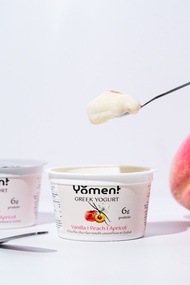 Yoment Greek Yogurt 12 Pack กรีกโยเกิร์ต Set 12 ถ้วย 100g ต่อ ถ้วย - ทักเลือกรสชาติ Plain (P) French