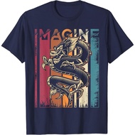 Imagine Dragon Vintage Cool Art Adult T-Shirt Fashion Tops for Men Latest Trendy Short Sleeve Distro