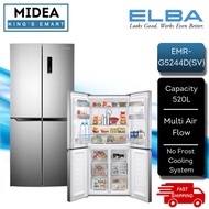 Elba 520L Multi Door Italy Fridge 4 Door Inverter Refrigerator EMR-G5244D(SV) / EMR-H5244D(BS)