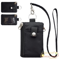 WISDOM Small RFID Blocking Wallet - Minimalist & Water Resistant with ZIP ID Window Lanyard