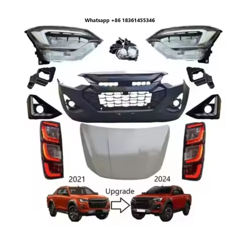 For ISUZU DMAX Body Kit 2020 2021 Upgrade to 2024 Isuzu Dmax off Road 4x4 Pickup Body Kit LuckinAuto
