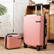 Turqgast14+20 inch Scratch Proof Luggage Travel Bag 6kg Hand Carry 360° Silent Wheel