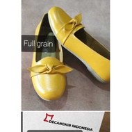 WOMEN'S LEATHER FLAT SHOES FT0045