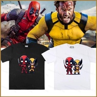 333 Deadpool 3 Wolverine Cosplay cloth 3D summer T-shirt Anime Short Sleeve Top