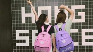 Women Backpack Girl Bag Bf wind bag female student Korean campus Sens ins super fire travel tourism