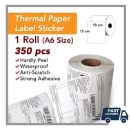 A6 Thermal Sticker 350pcs Shipping Label Airway Bill Consignment Note
