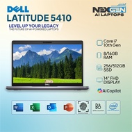 Core i5 i7 Premium Laptop HP Dell Latitude 5410 7410 EliteBook 840 G7 ProBook 440 G7 8GB 16GB RAM 51