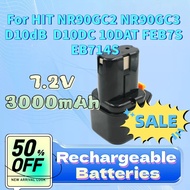 For HIT NR90GC2 NR90GC3 D10dB  D10DC 10DAT FEB7S EB714S NiMH NiCd Hand Drill Battery Rechargeable Ba
