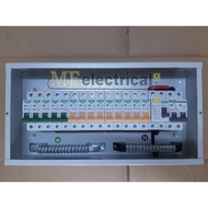 DB BOX 18way (Full set) EPS METAL CLAD MCB 6A-20A + ELCB 63A +Main switch 63A