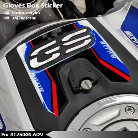 For R1250GS Adventure Rallye R 1250 GS Adventure R 1250GS ADV 3D Sticker Gloves Box Protection Decal