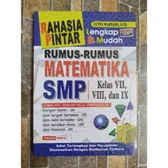 SMART SECRET OF MATHEMATICS FORMULAS FOR JUNIOR HIGH SCHOOL GRADES 7, 8, and 9 - Plus Tricks to Achi