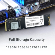 SSD M.2 Atermiter 128GB 256GB 512GB SSD 1เทราไบต์ SSD ฮาร์ดไดรฟ์ M2 Ssd M.2 NVMe เอสเอสดีของเครื่องพีซี SSD ฮาร์ดดิสก์ภายในสำหรับโน็คบุคตั้งโต๊ะ Igdxch