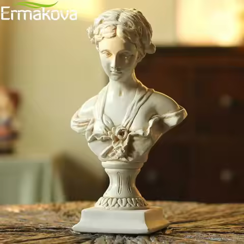 ERMAKOVA Resin Venus Figurine Roman Venus Goddess De Milo Aphrodite of Milos Ancient Greek Statue Ho