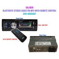 Dual USB Port CALIBER CHU-6800UBT Radio Bluetooth MP3 Player 1 Din Car In-Dash Stereo Audio Fm Bluet