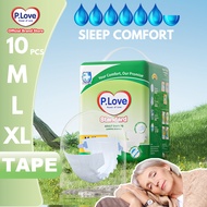 P.Love Standard Adult Tape Diapers - M10/L9/XL8 (1 Pack)