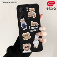 Oppo A5X 4G 2025 Case - Elloraa.id - Oppo A5X 4G Case - Bear Case Motif - Mobile Phone Protector - O