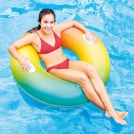 INTEX - 粉彩漸層游泳圈-直徑122cm 適用9歲+(58202EU)