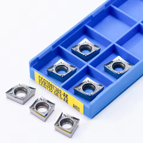10PCS Milling Cutter CCGT09T302 CCGT09T304 CCGT09T308 AK H01 Internal Metal Tool CCGT 09T308 09T304 