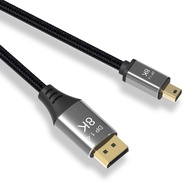 YIWENTEC Mini DP to DisplayPort Cable 8K(7680X4320)@60Hz 4K@144Hz DisplayPort 1.4 Bi-Directional Tra