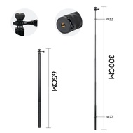 ไม้เซลฟี่ Invisible Selfie Stick ยาว 3 เมตร Super Long Selfie Stick สำหรับกล้อง GoPro/Insta360/SJ/GO