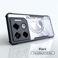 infinix GT 20 Pro 5Gตรงรุ่น(พร้อมส่งในไทย)เคสกันกระแทกขอบสีหลังใสInfinix GT 20 Pro 5G/infinix GT 20