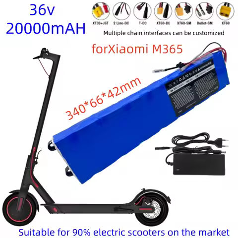 10S3P 36V 7.8-20Ah 36V 🧰lithium battery pack 18650 lithium battery suitable for Xiaomi M365 battery