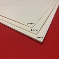 Kadbod Putih Tebal Papan Kertas Keras Putih 1mm 1.5mm 2mm Bingkai Foto Bingkai Gambar Model Pemasang