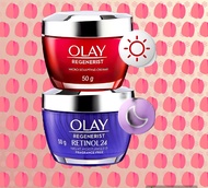 Olay Regenerist Micro Sculpting Day + Retinol24 Moisturizer เซรั่ม ไนท์ครีม 50 + 50 มล.