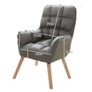 全城熱賣 - 辦公椅電腦椅靠背可摺疊節省空間高彈性墊椅(灰色)