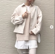 🎉歲末出清免運 🇯🇵Uniqlo｜休閒寬版外套  高質感Jersey素材 輕盈舒適有彈性 寬鬆翻領排扣西裝 433531