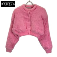 Alexander Wang [alexanderwang.t] 粉紅皮草外套，S碼 [二手]