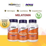 [SG] Now Foods, Melatonin 3 mg, 5 mg, Extra Strength 10 mg, Veg Capsules (Healthy Sleep Cycle)
