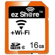 台北NOVA實體門市 免運 ez Share 易分享 SDHC Wi-Fi  SD記憶卡16G 16GB / C10 SONT RX100 三星 EX1 TR150適用